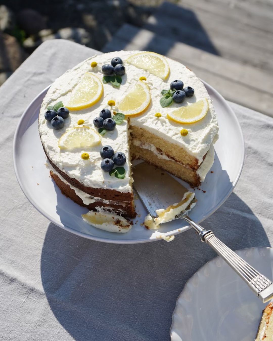 Raikas sitruunakakku