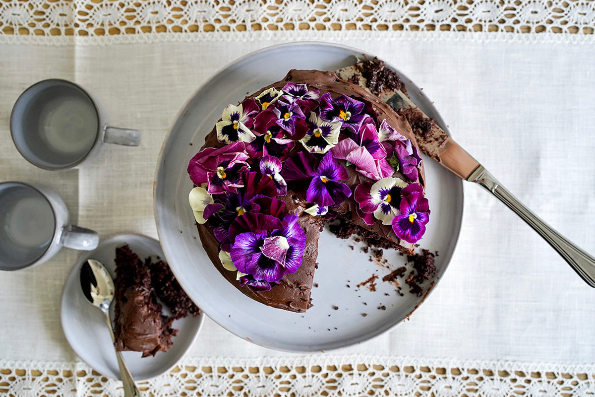 Äitienpäivän super helppo suklaakakku