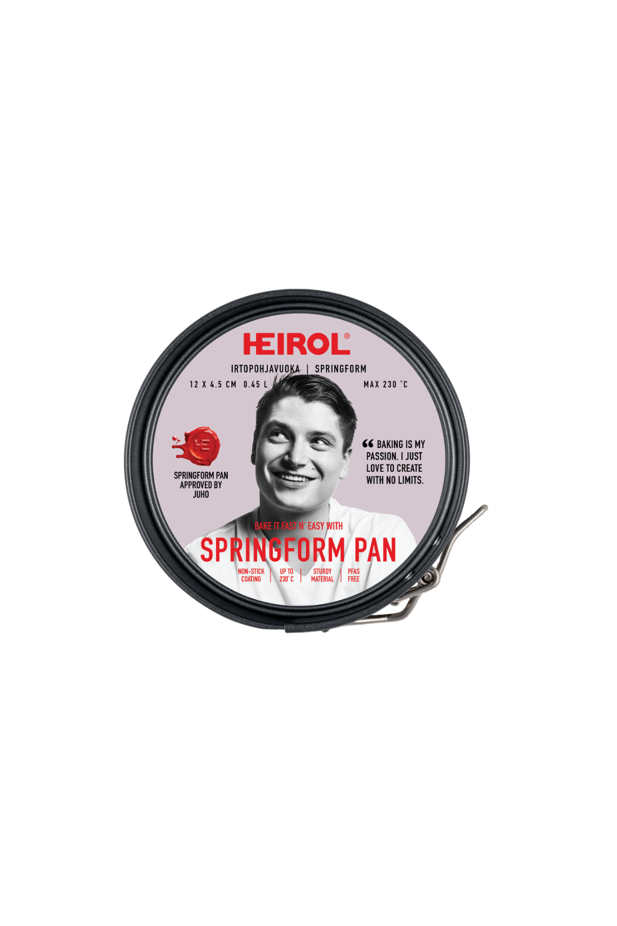 IRTOPOHJAVUOKA 12x4,5 cm 0,45 L pinnoitettu