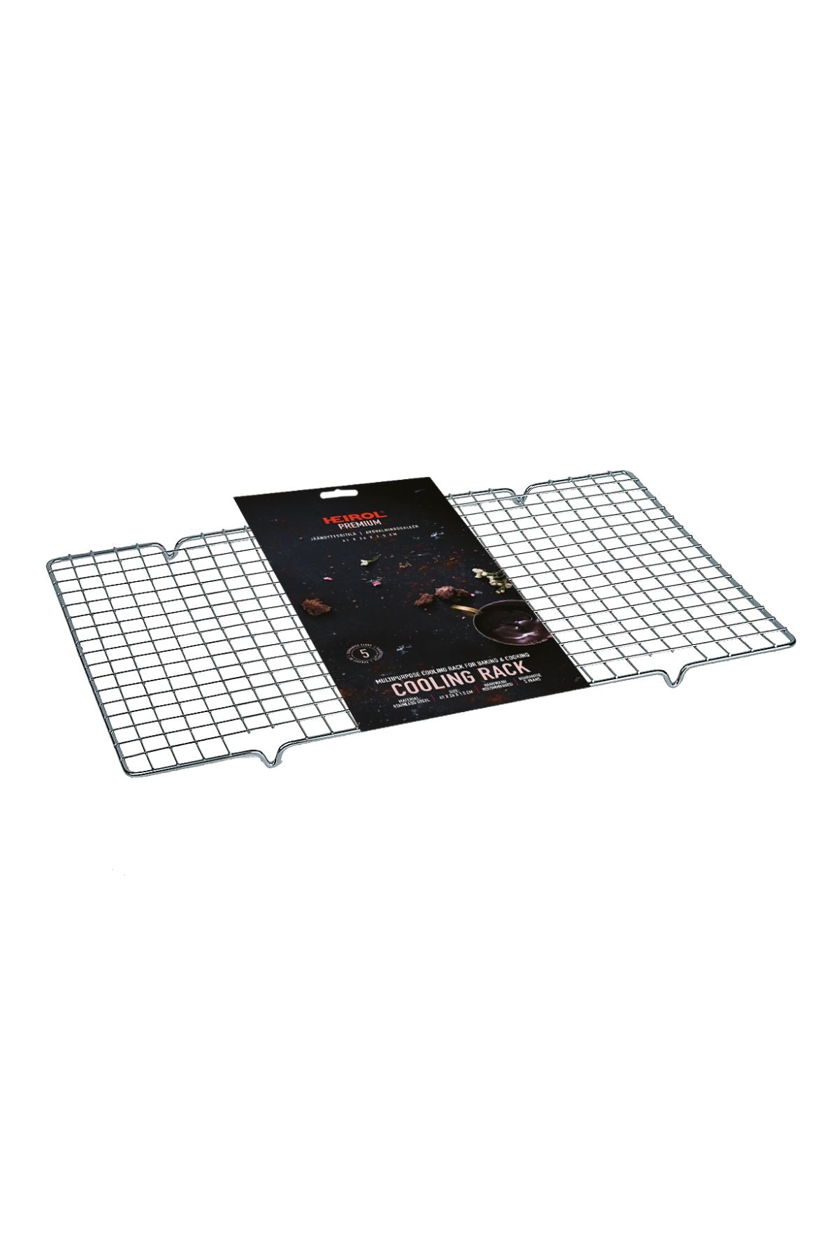 COOLING RACK, rectangle, 41x26x1,5 cm, steel