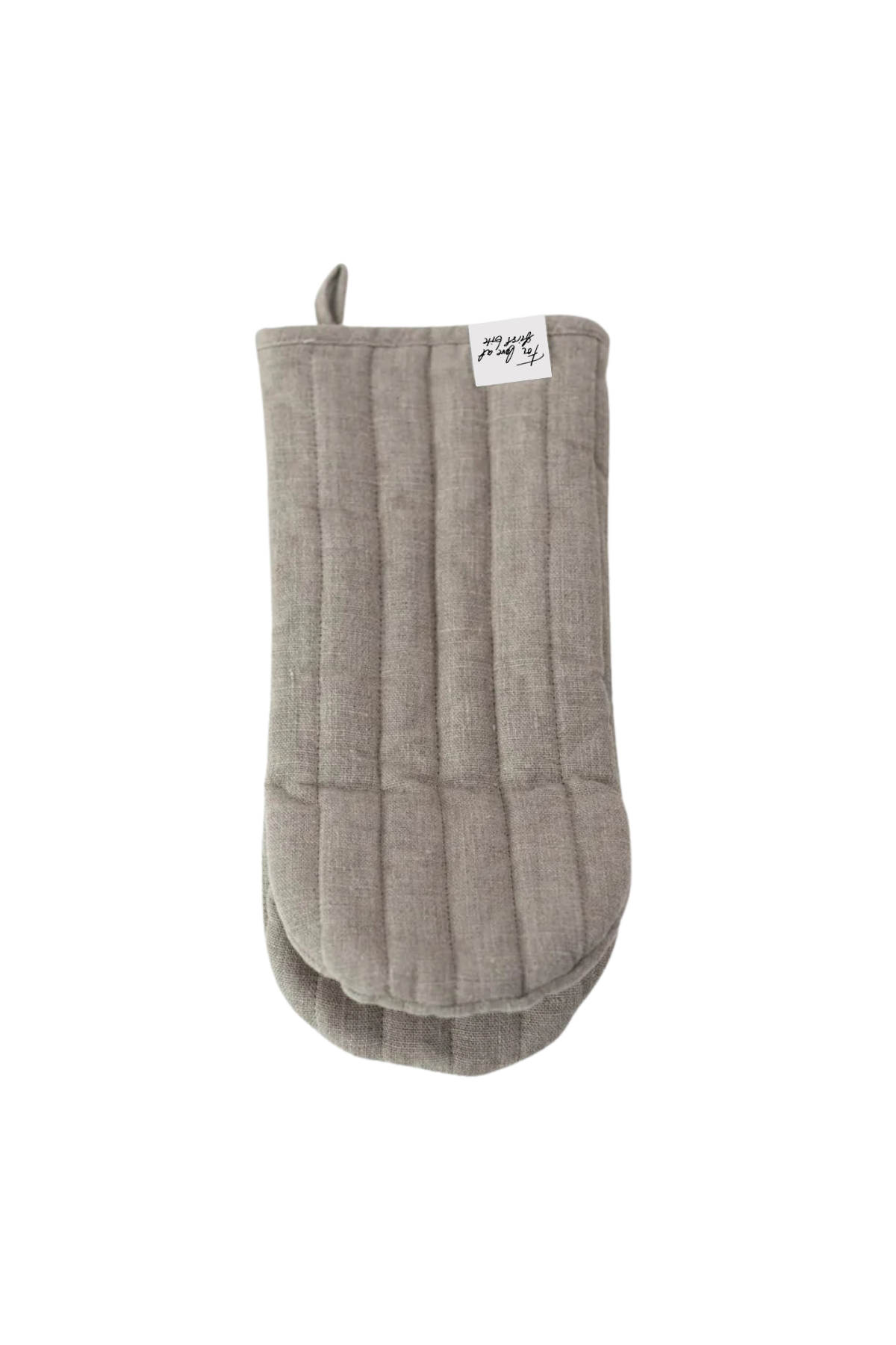 LINEN OVEN MITT natural