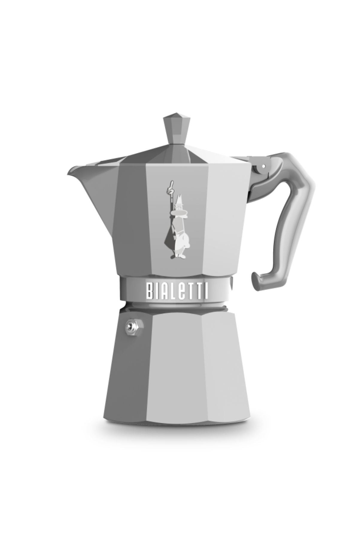 ESPRESSO PAN 6 cups Moka Exclusive, Silver