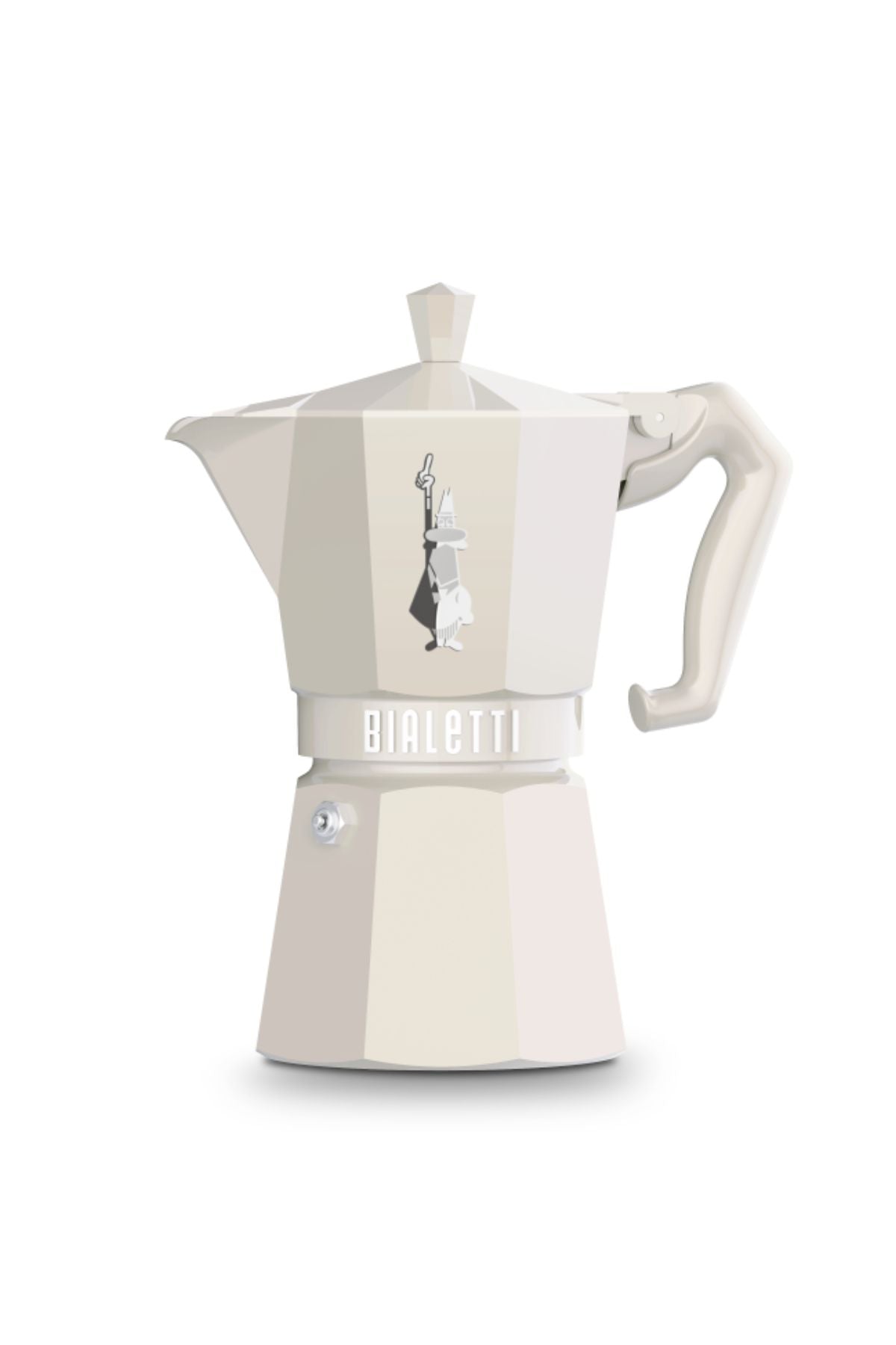 ESPRESSO PAN 6 cups Moka Exclusive, Cream