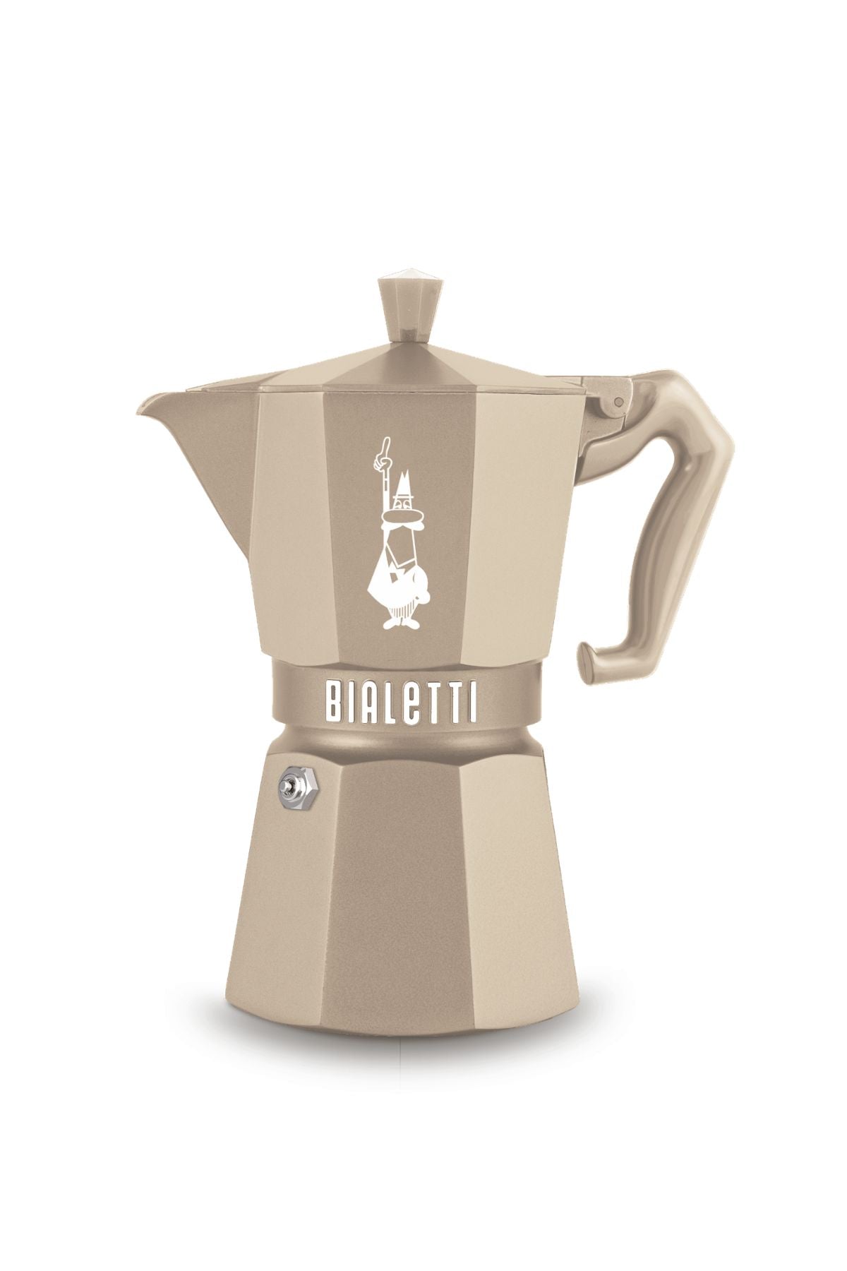 ESPRESSO PAN 6 cups Moka Exclusive Induction, sand