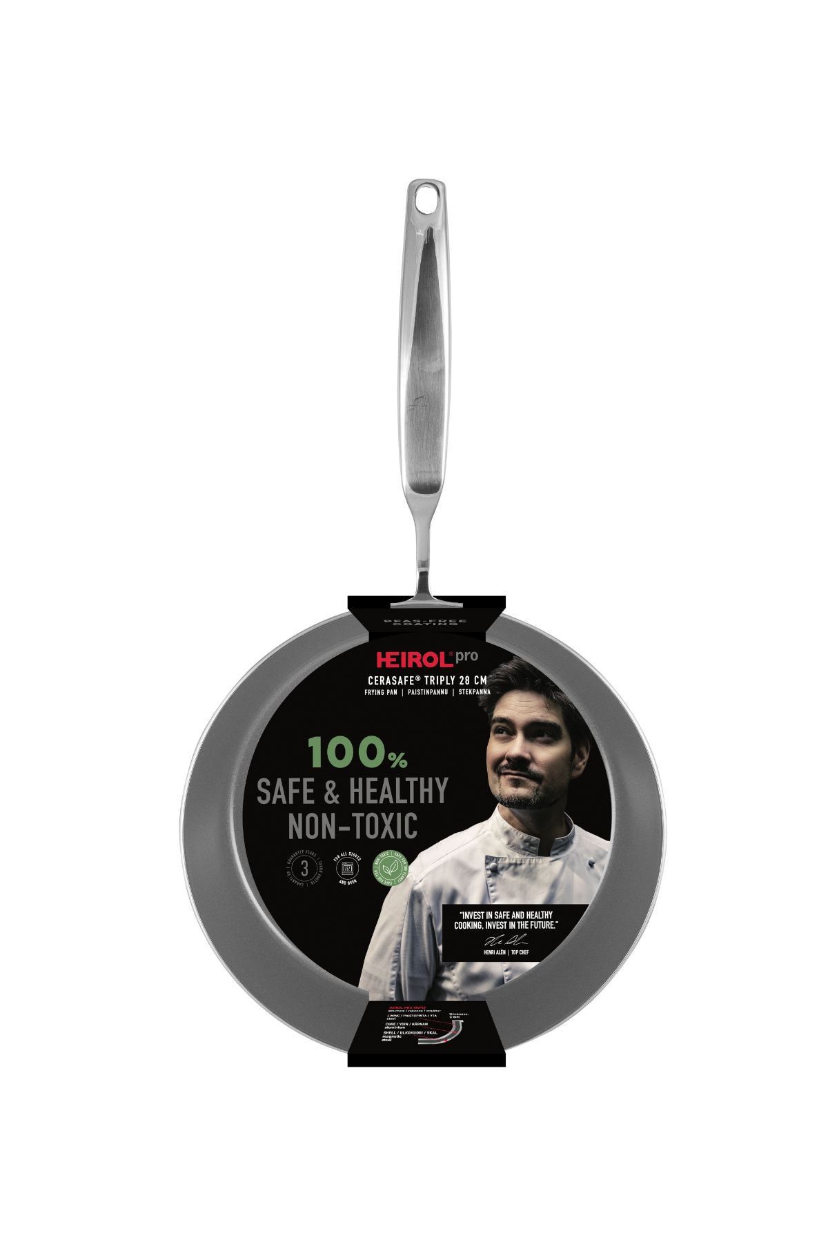 PAISTINPANNU 28 cm Cerasafe® Triply