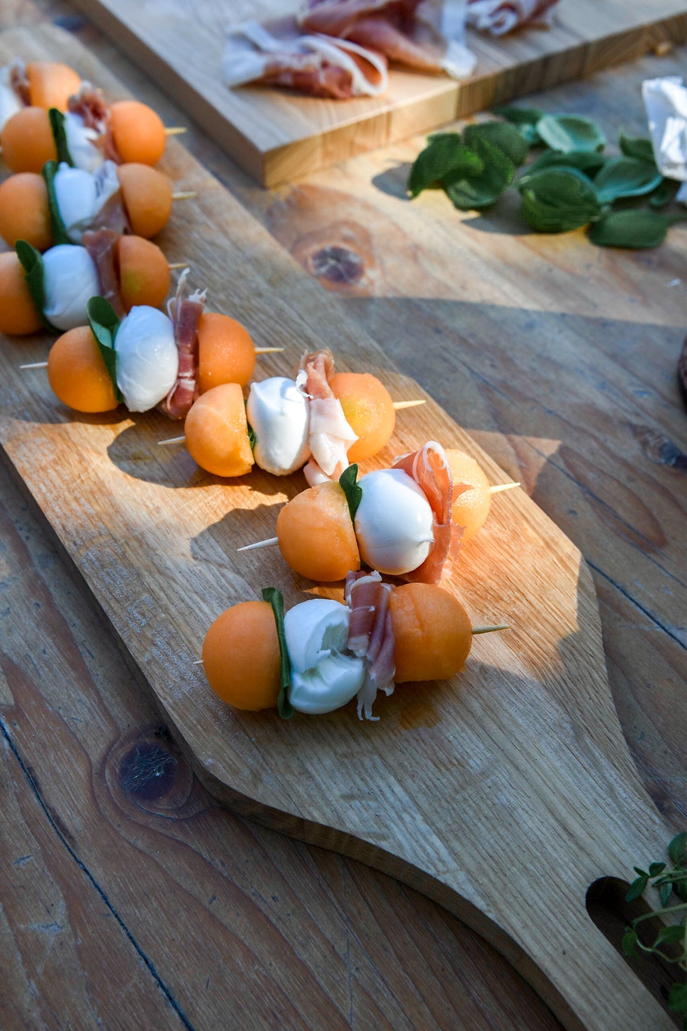 Meloni prosciutto vartaat