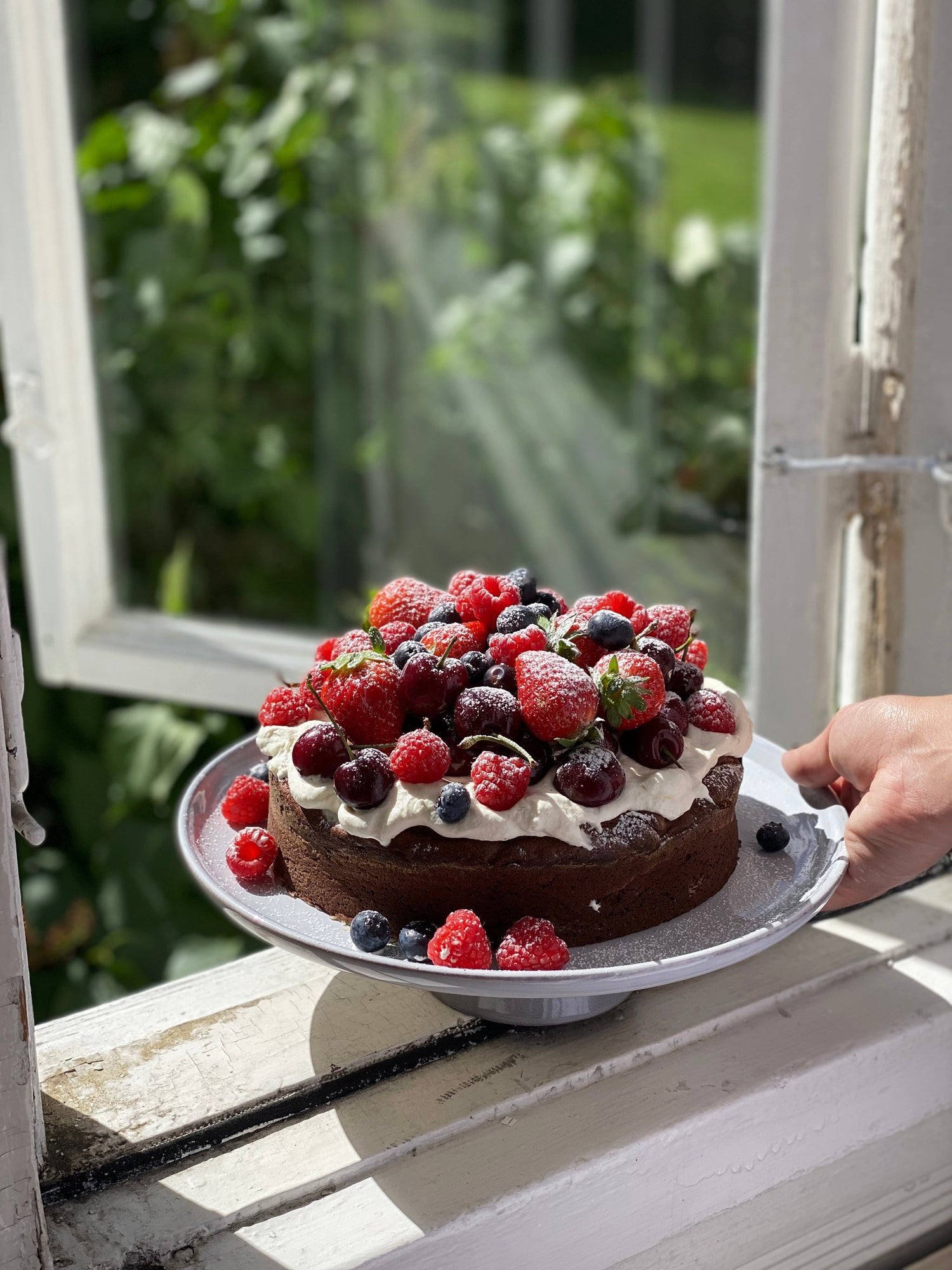 Täyteläinen (taivaallinen) suklaakakku