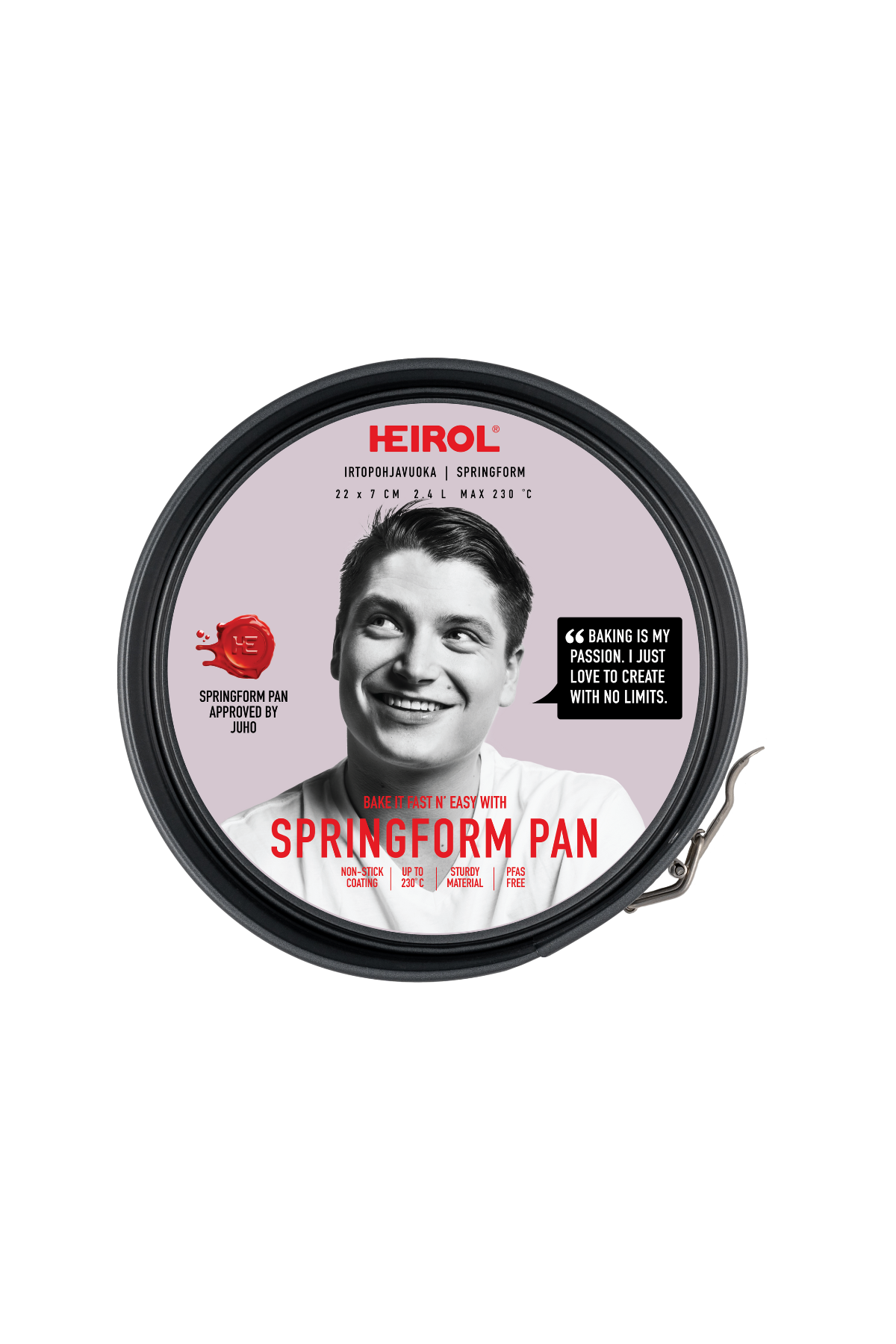 IRTOPOHJAVUOKA 22 cm 2,4 L pinnoitettu