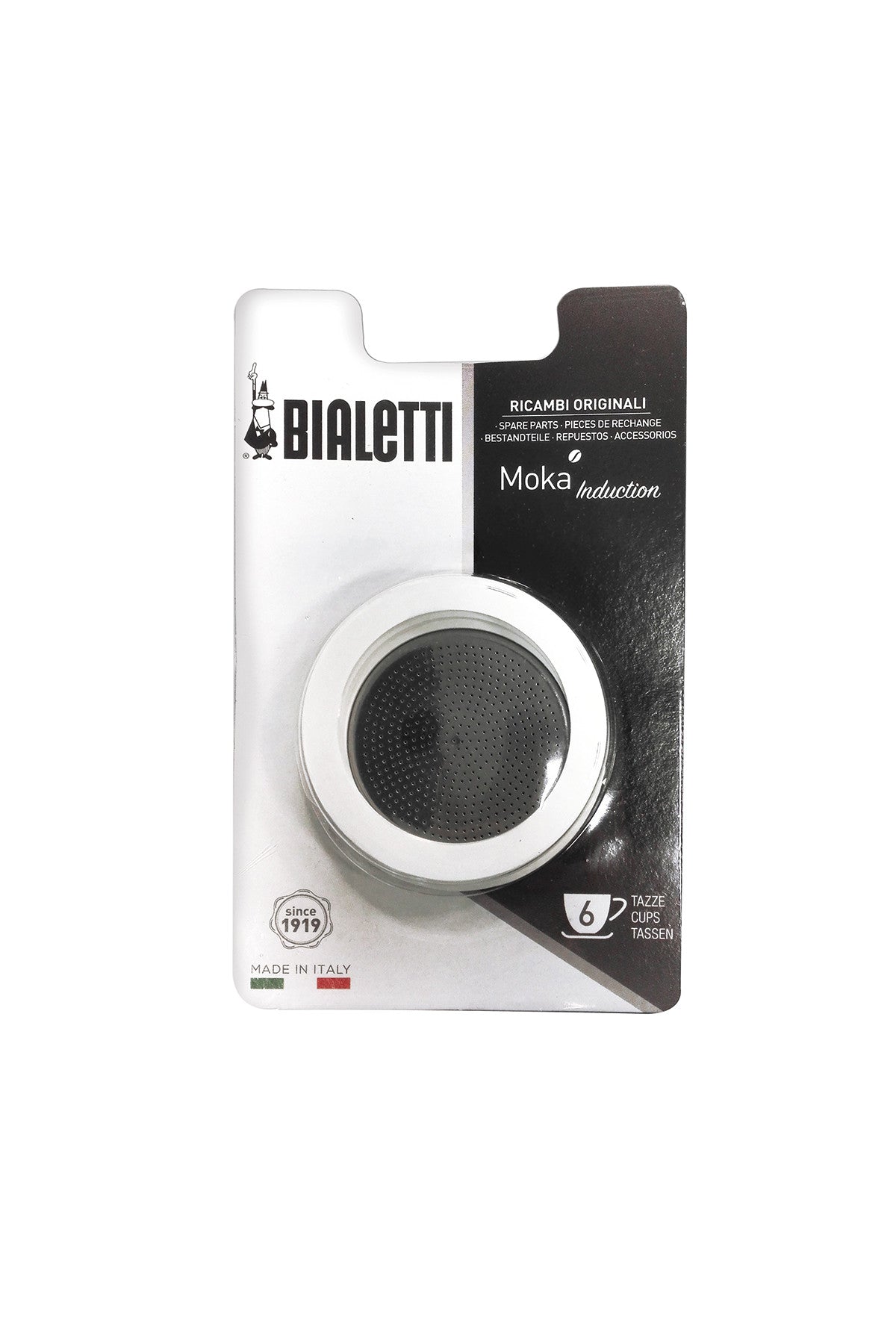 
3 GASKETS & 1 FILTER BIALETTI MOKA INDUCTION 6 CUPS