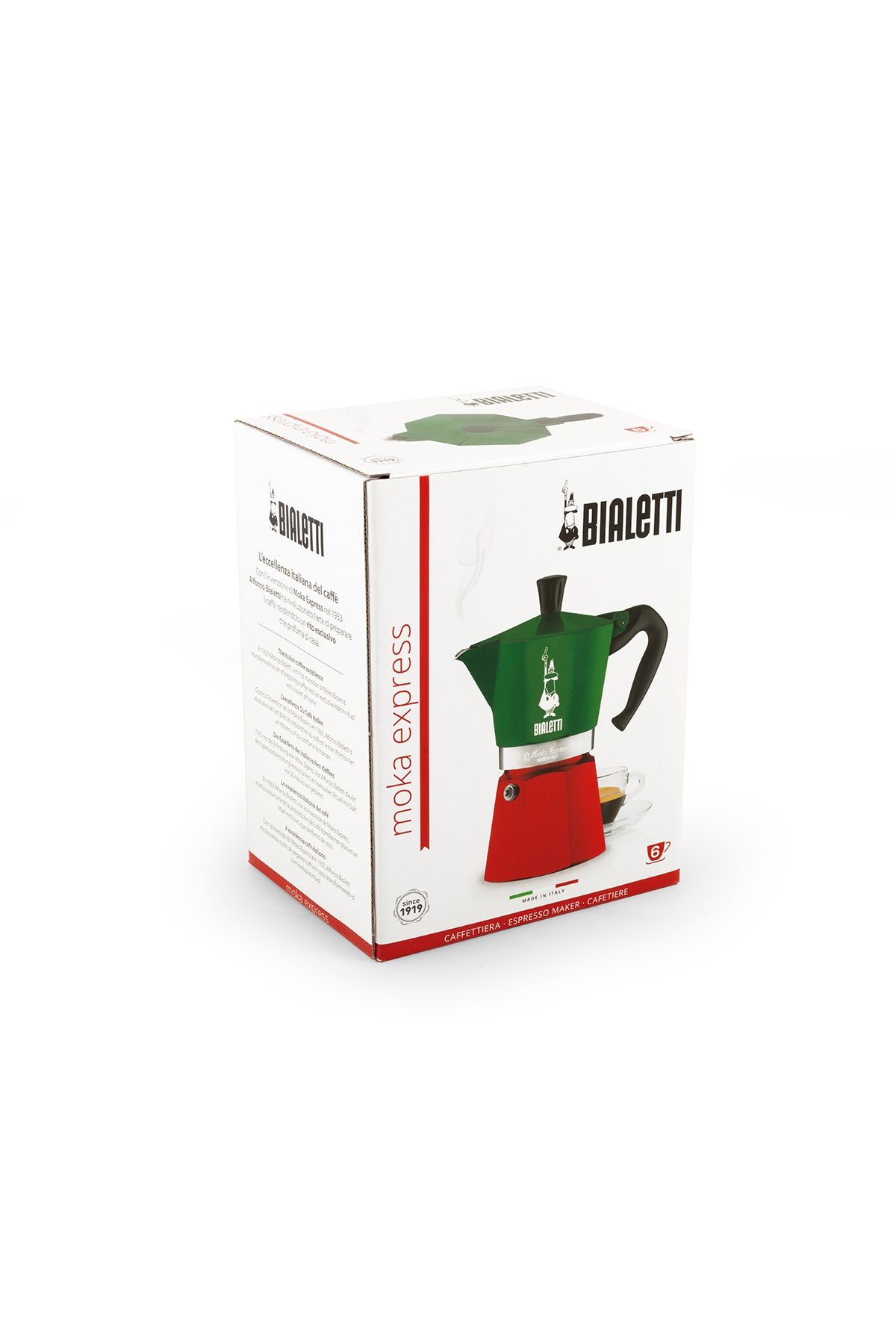 ESPRESSOKEITIN 6 k. Moka Express ITALIA 6 kuppi