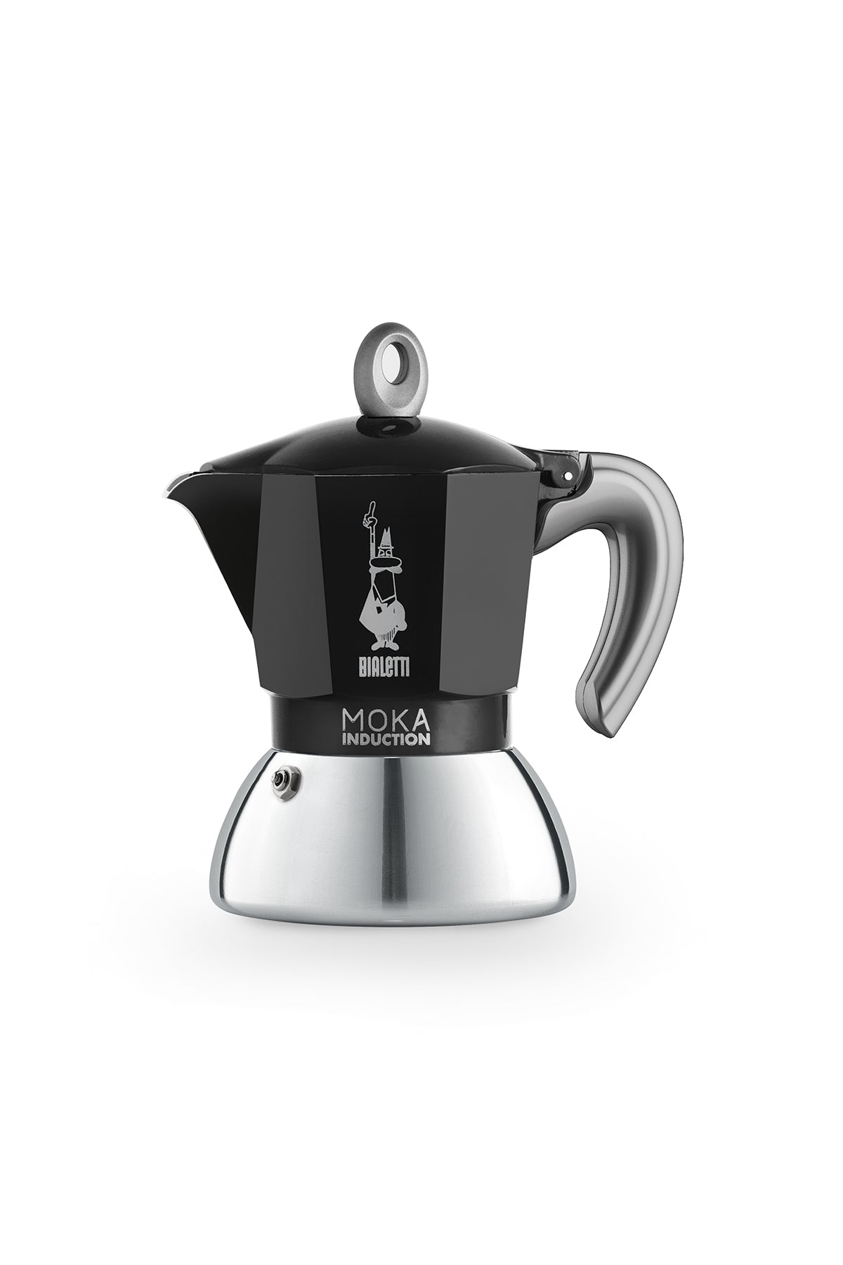 ESPRESSOKEITIN 2 k. Moka Induction Black 2 kuppi / Musta