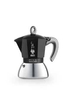 ESPRESSOKEITIN 4 k. Moka Induction Black 4 kuppi / Musta