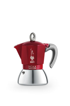 ESPRESSOKEITIN 4 k. Moka Induction Red 4 kuppi / Punainen