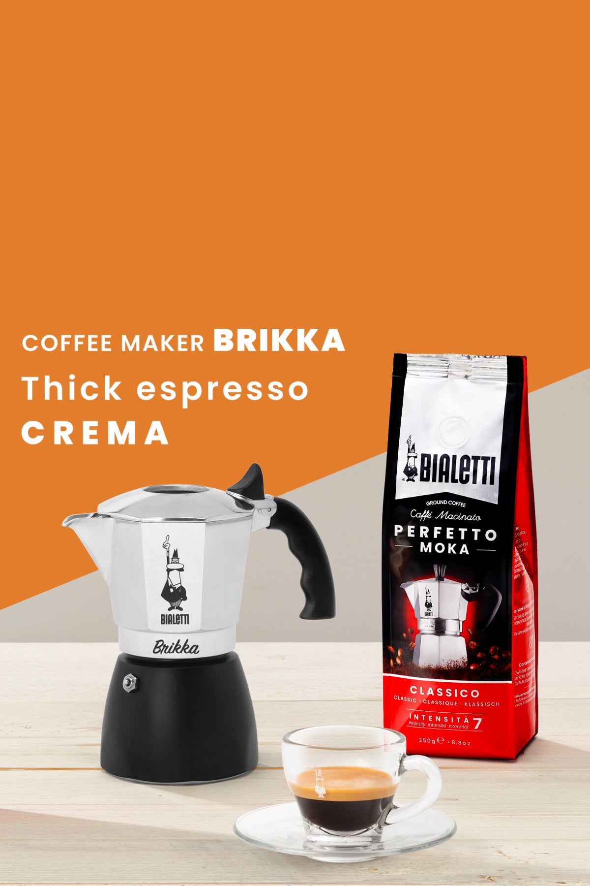 ESPRESSOKEITIN 2 k. Brikka, Uusi 2 kuppi