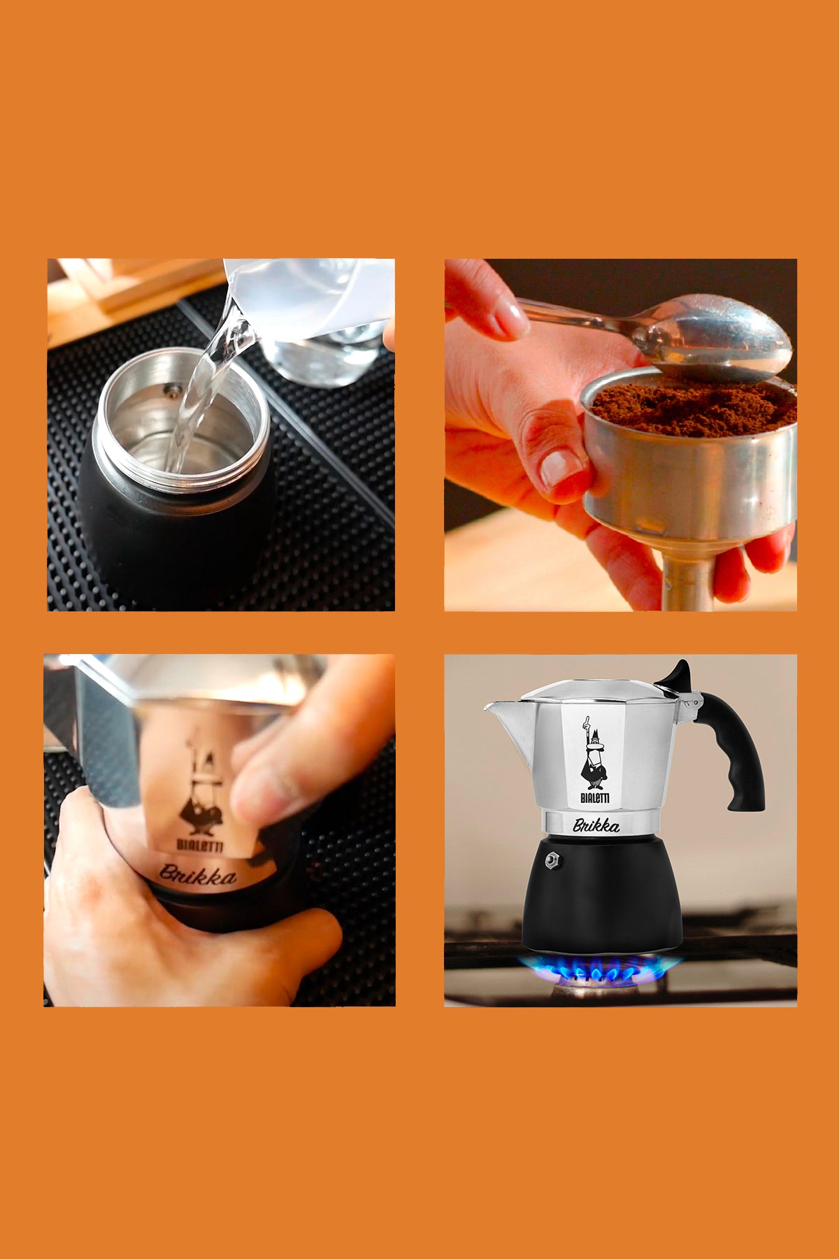 BIALETTI BRIKKA 4 CUPS, NEW – HEIROL