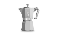 ESPRESSOKEITIN 6 k. Moka Exclusive, hopea 6 kuppi / Hopea