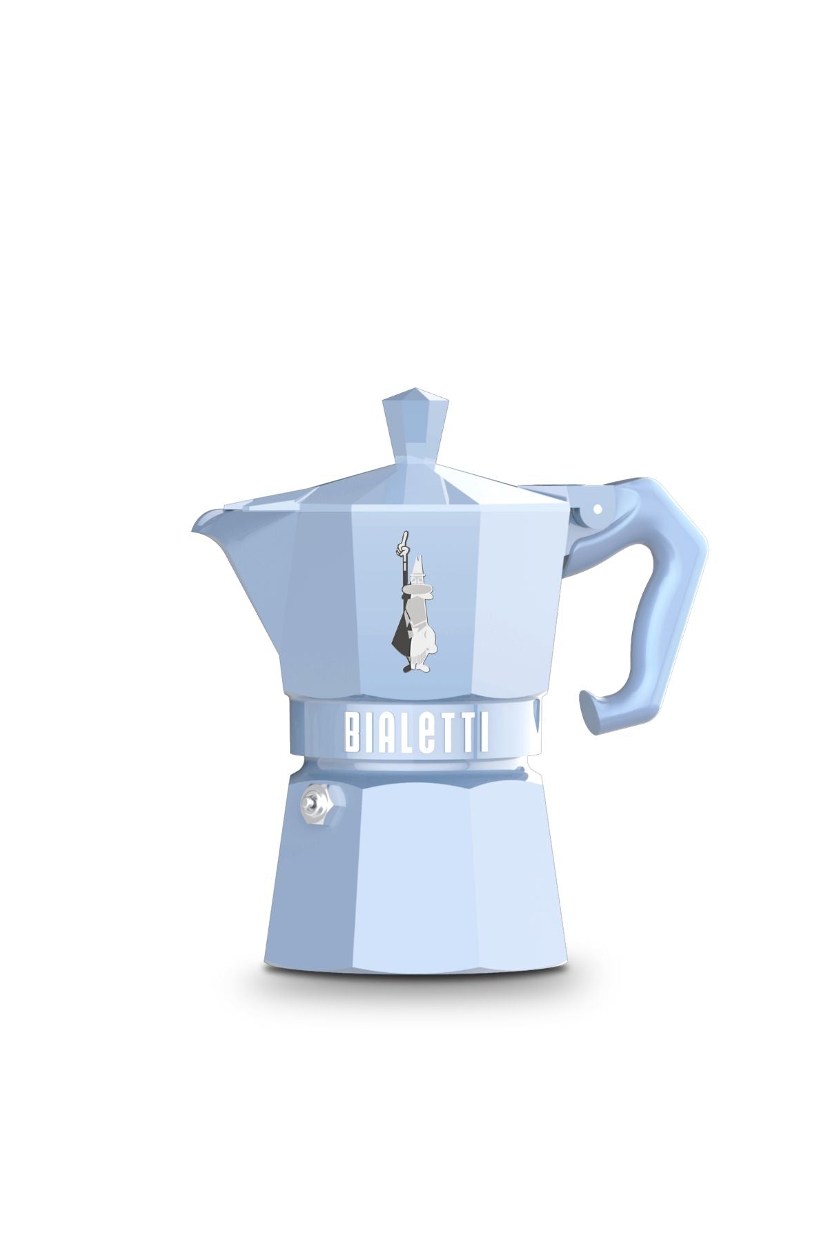 ESPRESSO PAN 3 cups Moka Exclusive, Light blue