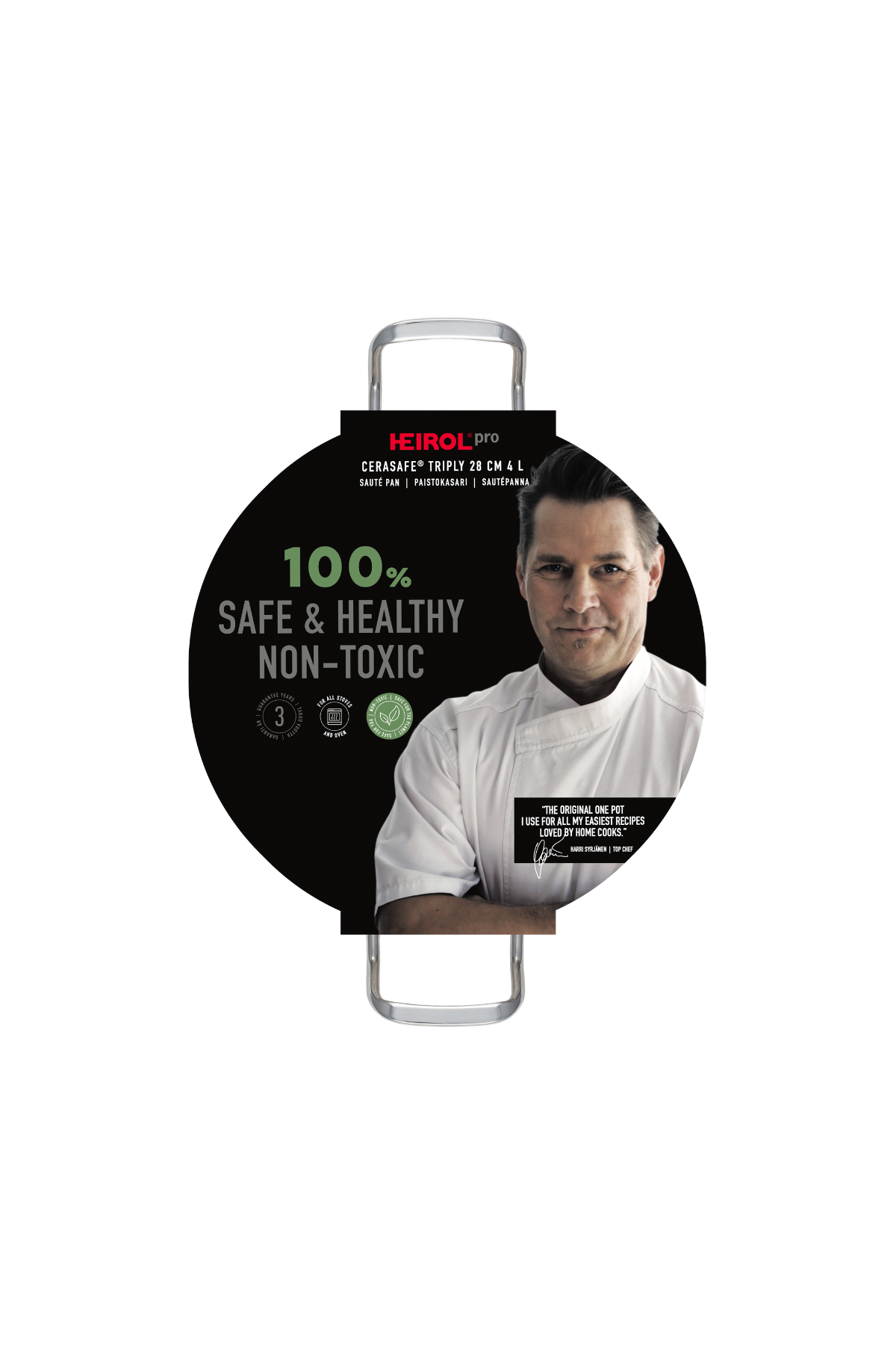 PAISTOKASARI 28 cm 4 L Cerasafe® Triply