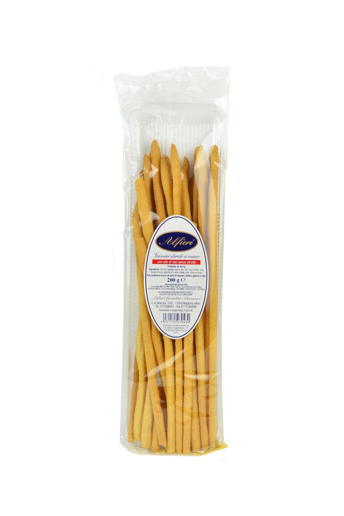 GRISSINI BREADSTICKS WITH RICE OIL