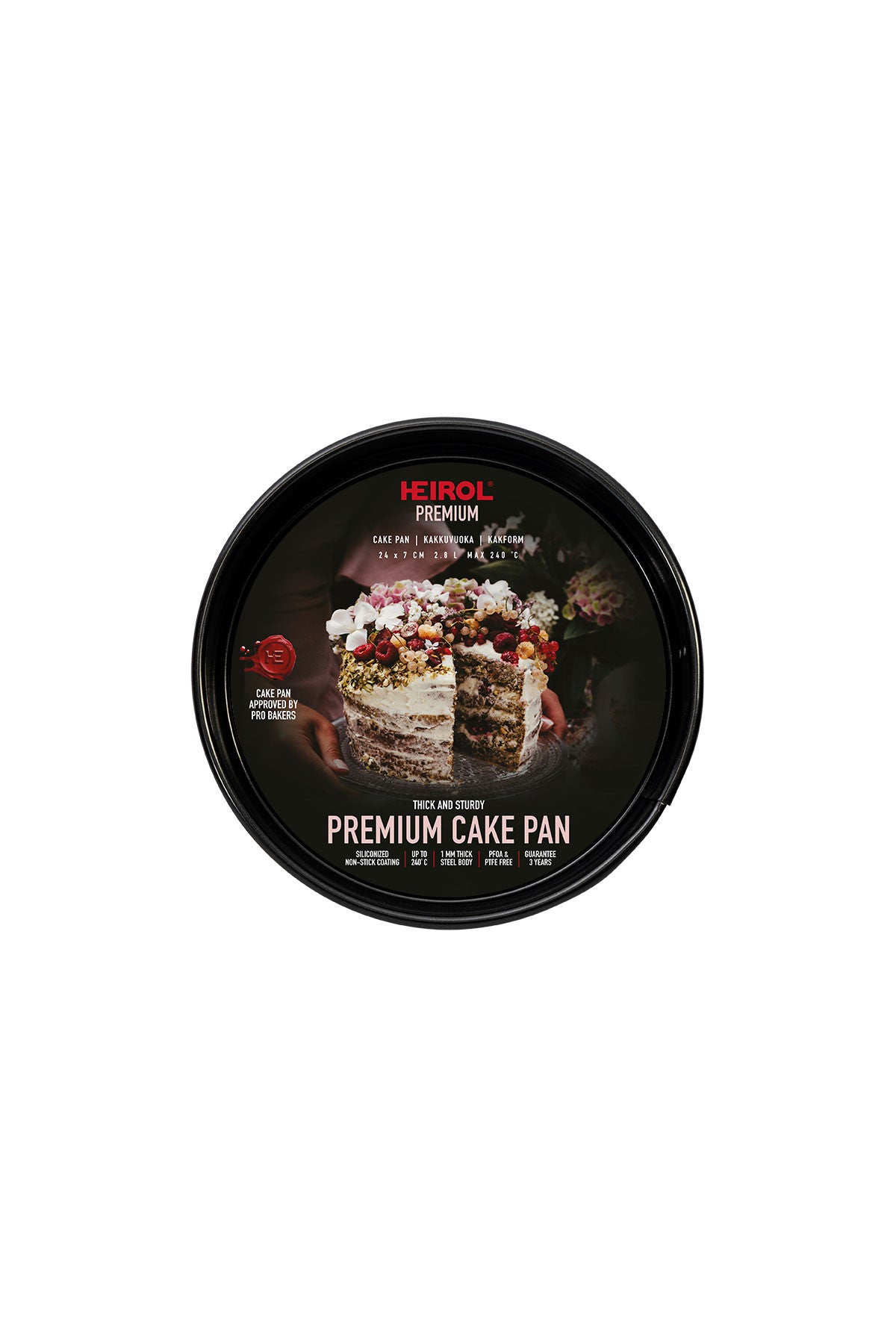 SPRINGFORM CAKE PAN Premium 24 cm 2.8 L