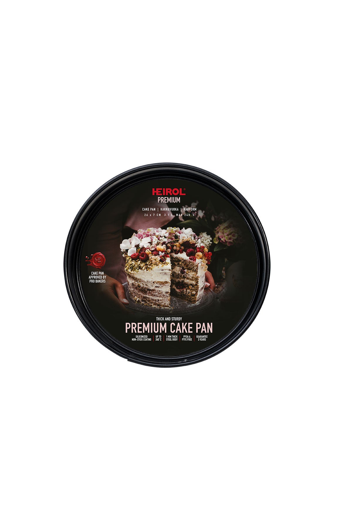 SPRINGFORM CAKE PAN Premium 26 cm 3,1 L