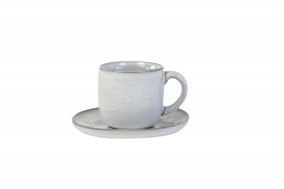 COFFEE CUP & SAUCER 2,5dl SVELTE, STONE