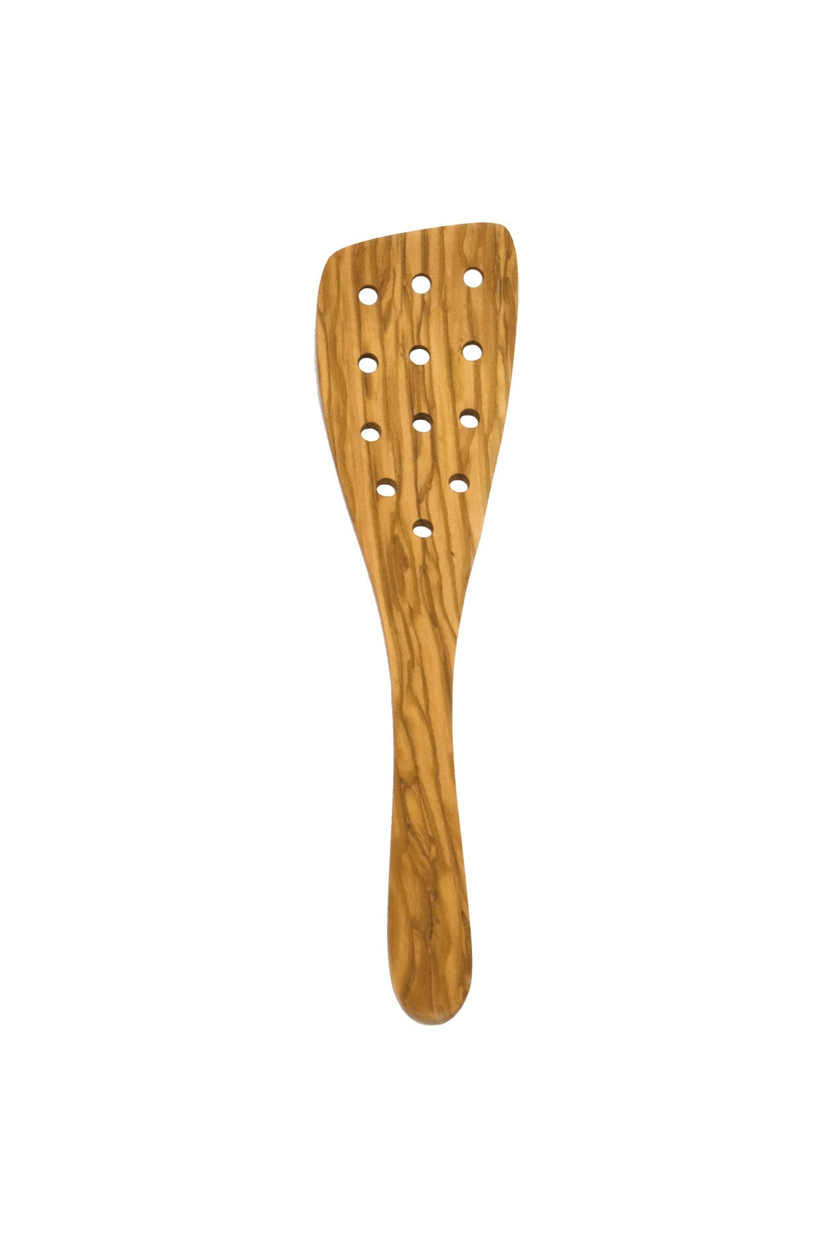 SPATULA WITH HOLES OLIVE WOOD 32 CM