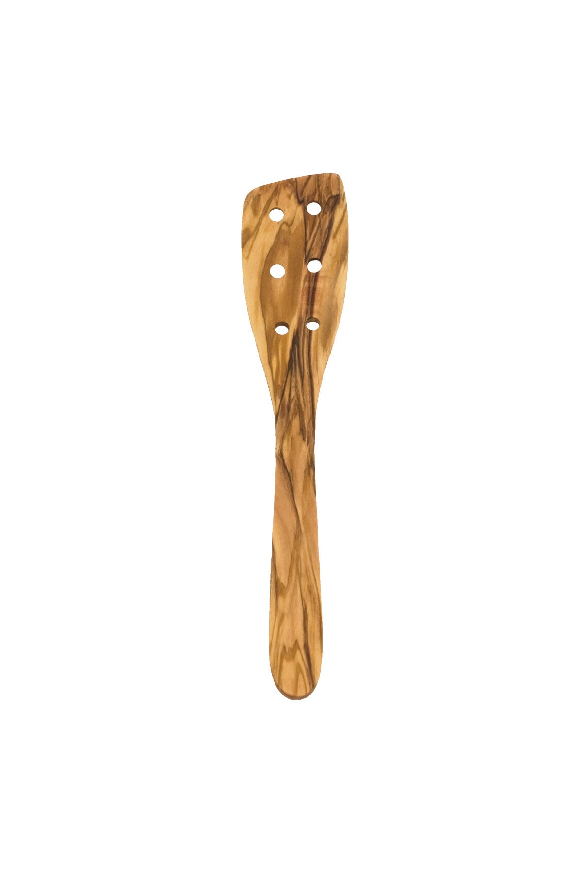 SPATULA WITH HOLES OLIVE WOOD 30 CM
