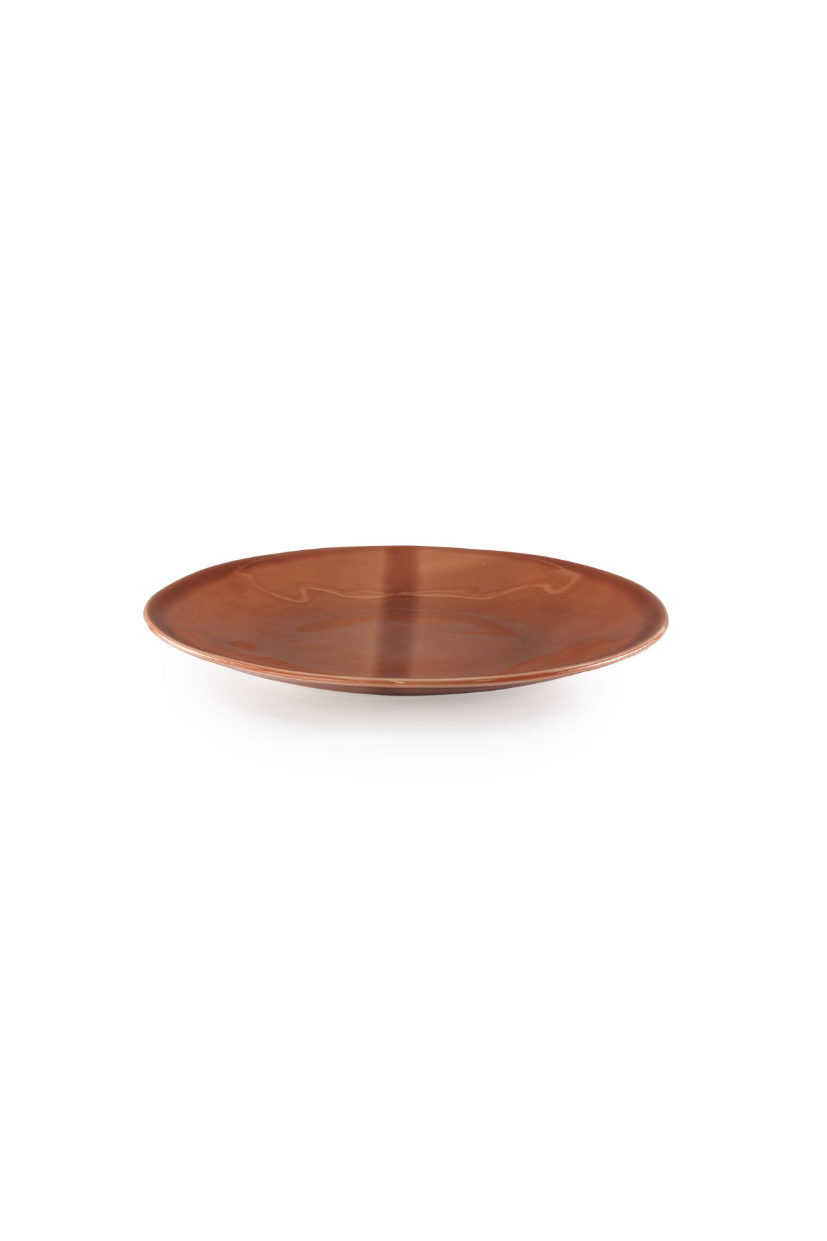 PLATE 23cm SMOOTH, TERRACOTTA