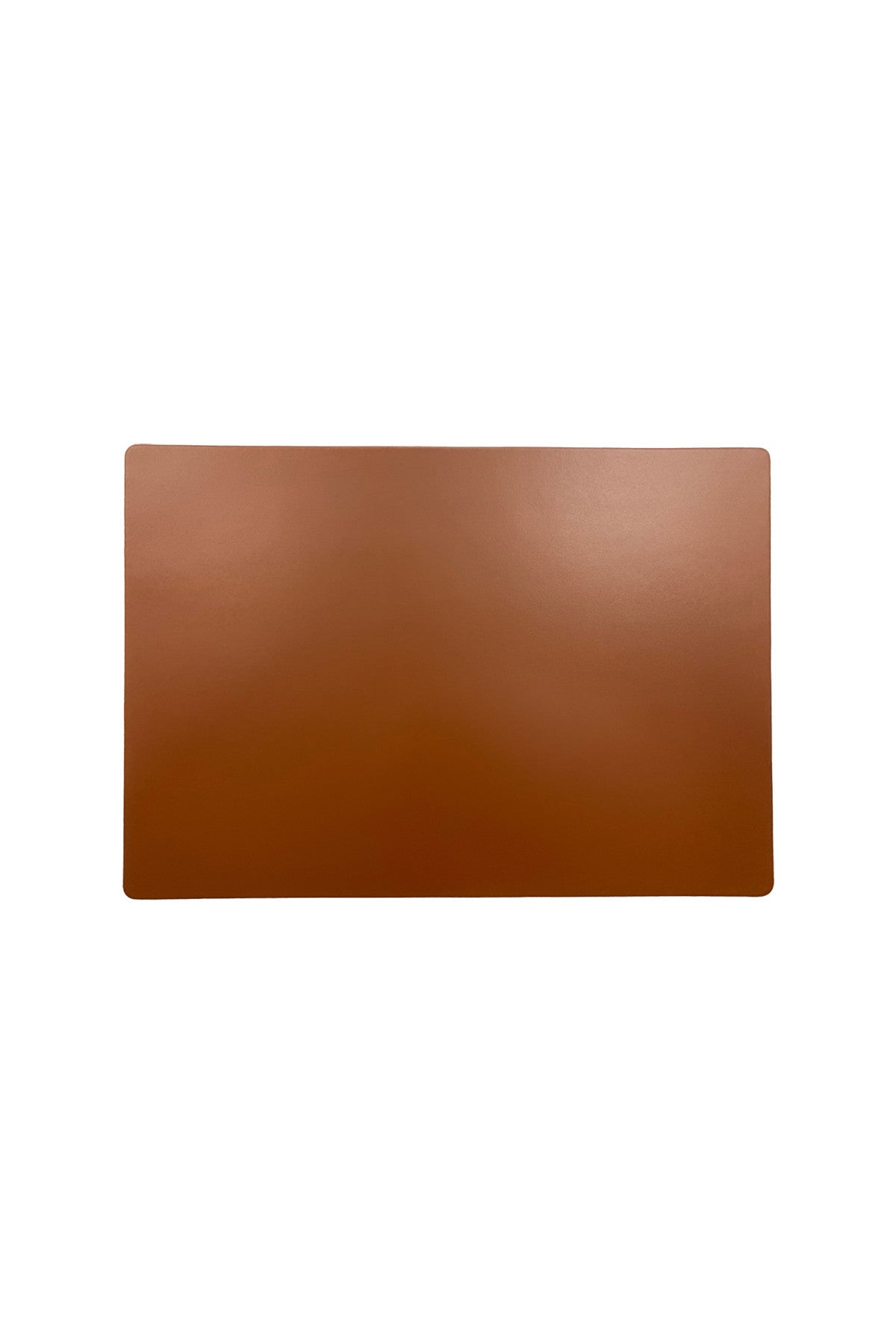 PLACEMAT WITH NAPKIN RING, leather brown