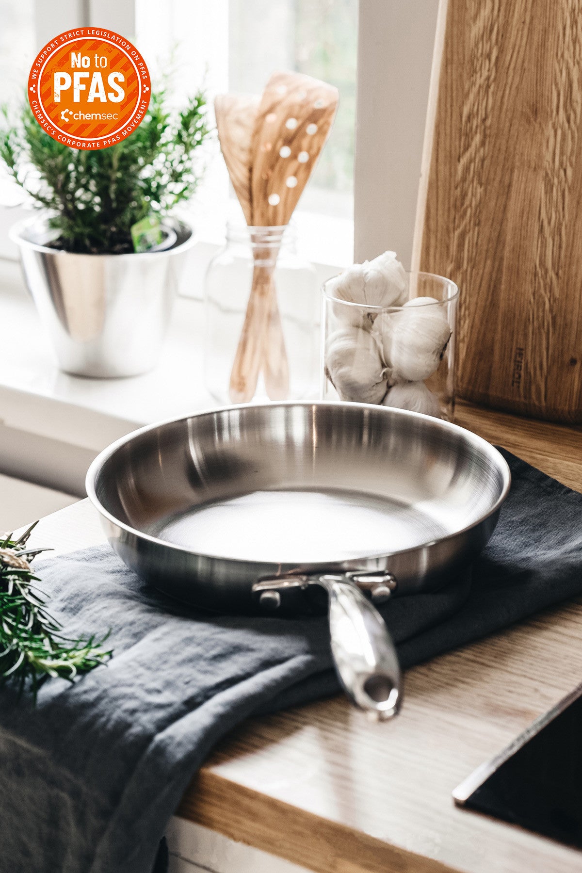 FRYING PAN 24 cm Steely Classic Pro