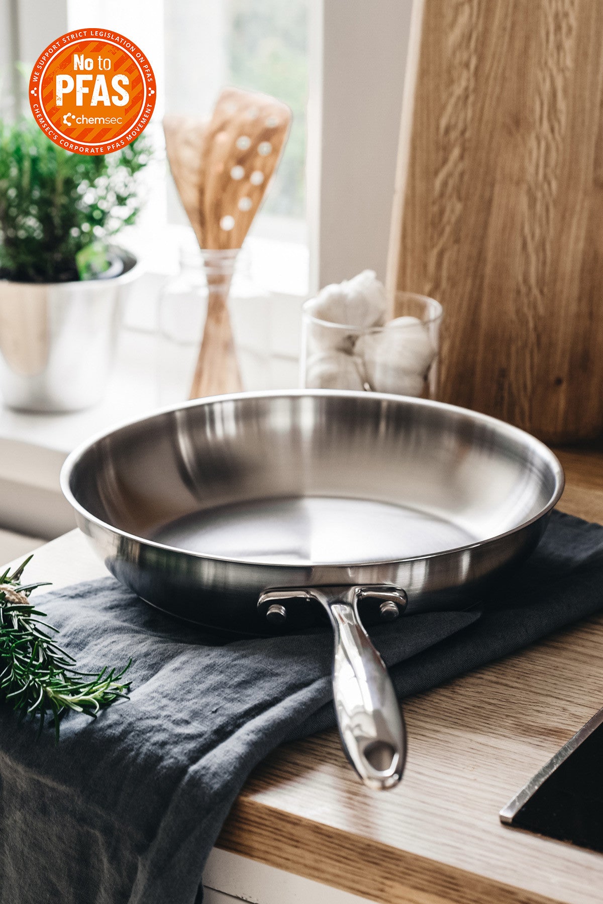 FRYING PAN 28 cm Steely Classic Pro